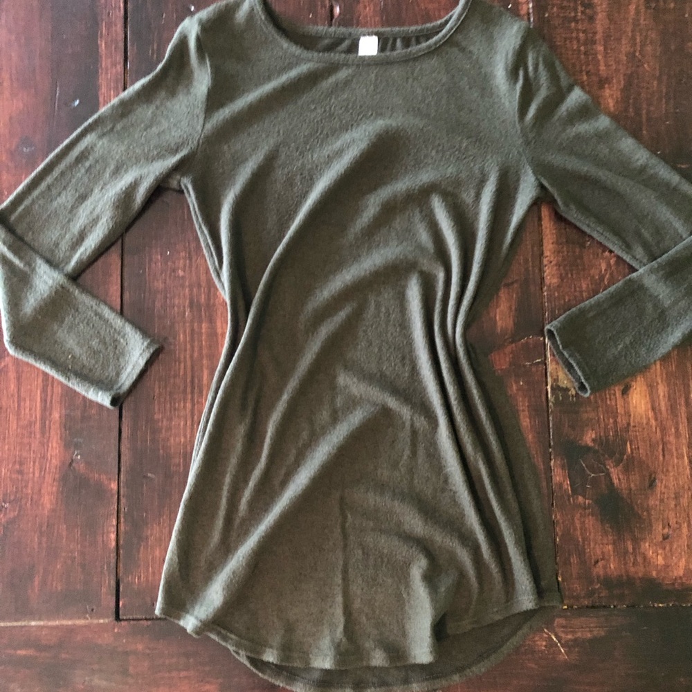 Olive green sweater